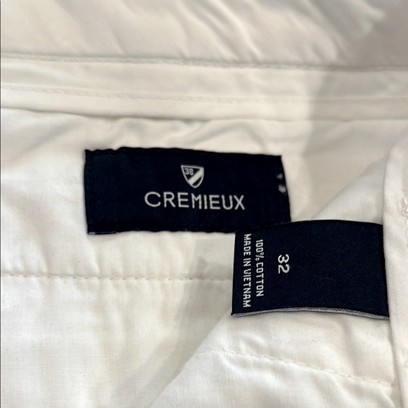 Cremieux White Cotton Men’s Shorts. Great for Golf. Sz. 32 like new - Picture 2 of 9